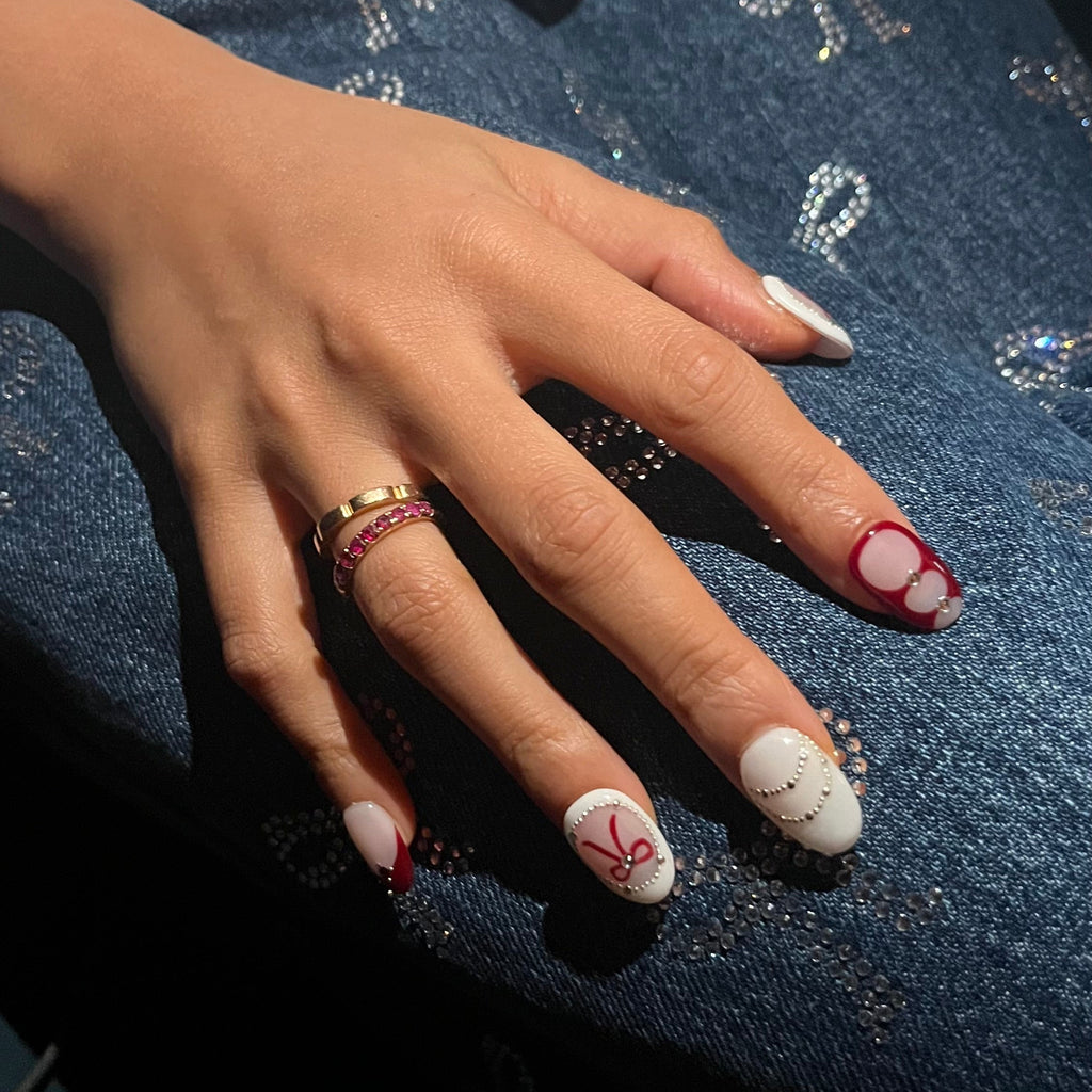 Red Bows & Silver Chic