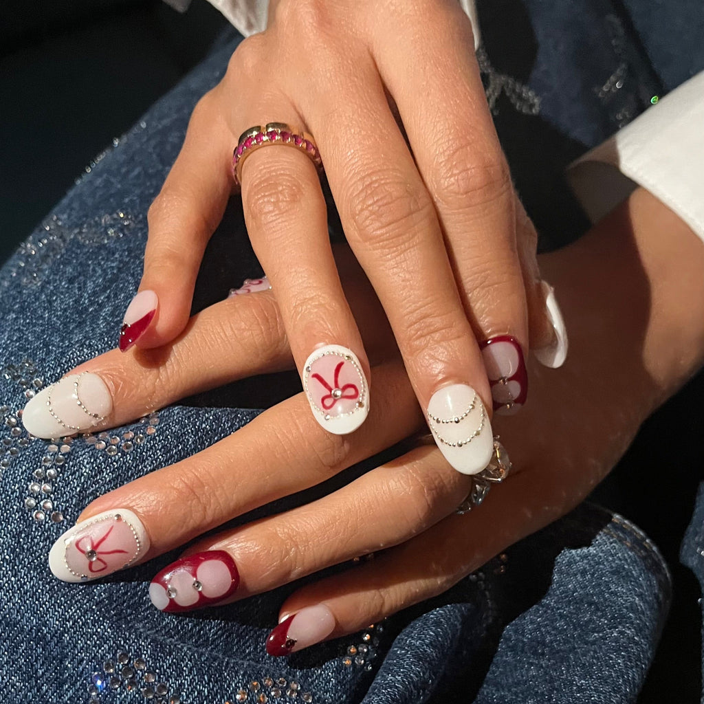 Red Bows & Silver Chic